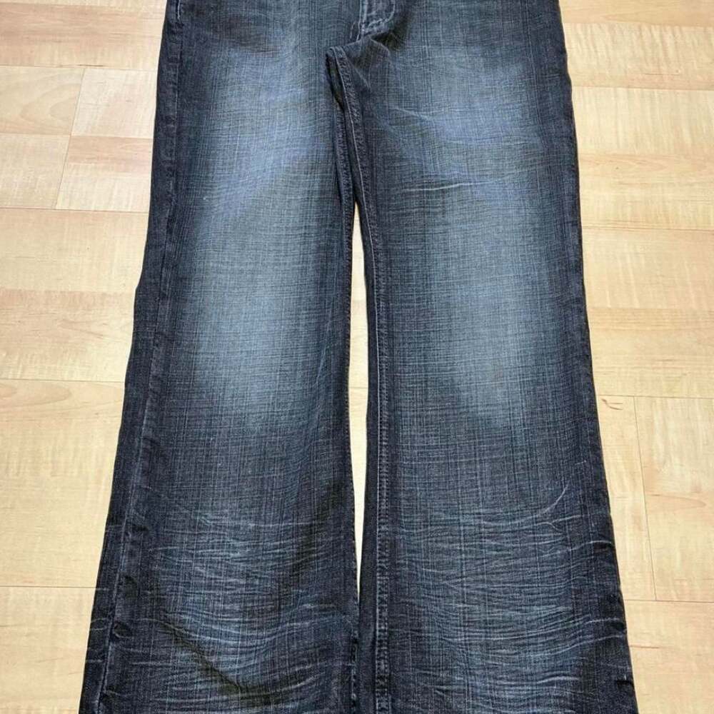 INC International Concepts Y2K Embroidered Wide Leg Jeans 36x30